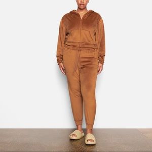 SKIMS Velour Hoodie & Jogger Set